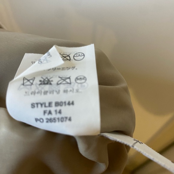 J Crew 100% Wool Mini Skirt Tan Size 00 - Picture 7 of 7